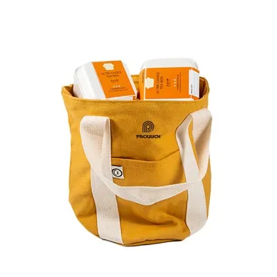 Подарочная большая сумка с логотипом для покупок из эко-хлопковой сумки